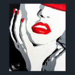 LÁBIOS e UNHAS POSTER POP<br><div class="desc">Sou um artista profissional e fotógrafo e todas as minhas peças são modelos que eu mesmo tirei. Embora meu nome seja Shawna Jensen, eu assino todo o meu trabalho como PS. Eu sempre fiz isso desde que comecei a pintar "seriamente" no 9º ano, por causa do meu amor por princesas....</div>