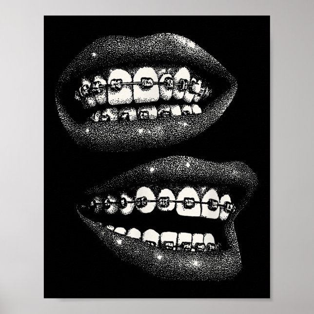 Lábios Gráfico Y2k 2000s Impressões femininos Sumo (Frente)