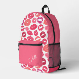 Lábios Impressão de Beijo Cortar Sew Bag