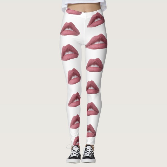 Lábios Leggings (Frente)