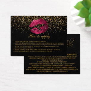 Lábios Luminosos Rosa Quente 💋 Instrução do