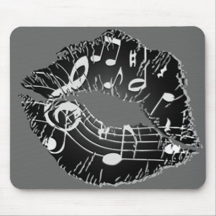 Lábios Mousepad da música
