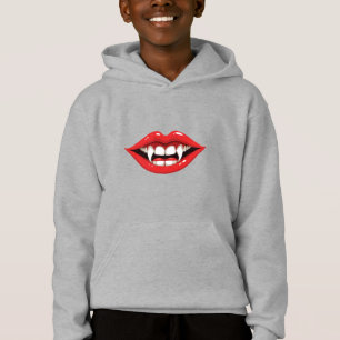 Lábios vermelhos de vampiro