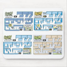 Labirinto Mousepad dos ratos da descarga do