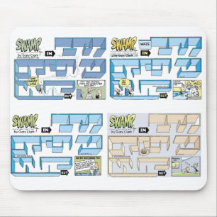 Labirinto Mousepad dos ratos da descarga do