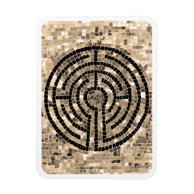 LABIRINTO V 3x4 Ímã Flexível - Branco (Vertical)