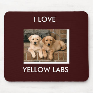 Laboratório amarelo Mousepad