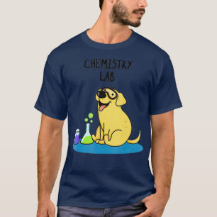 Laboratório de química Camisa de cão Cachorro C