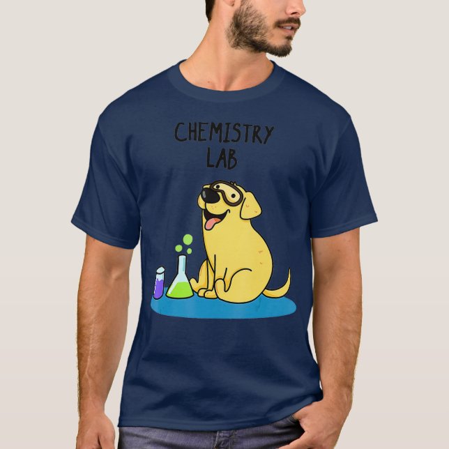 Laboratório de química Camisa de cão Cachorro Cach (Frente)