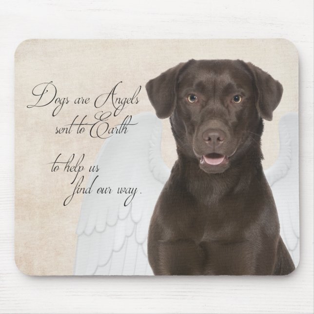 Laboratórios de Chocolate são Anjos Mousepad (Frente)