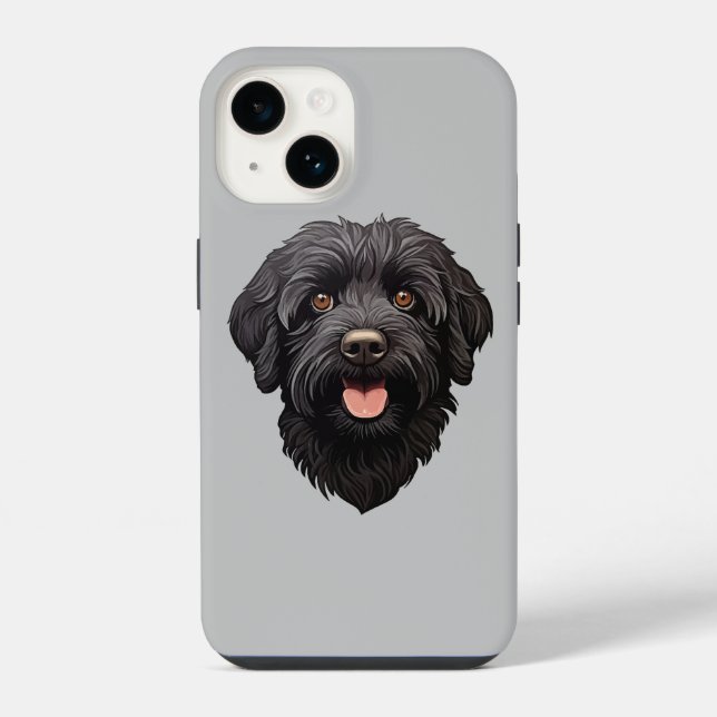 Labradoodle Black Dog (Verso)