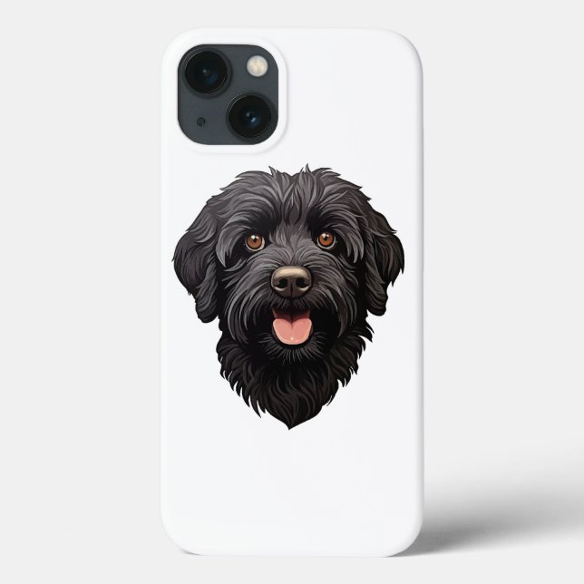 Labradoodle Black Dog (Verso)