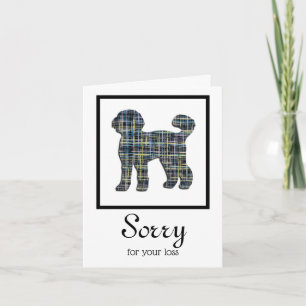 Labradoodle Dog Pet Cartão de condolências