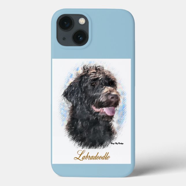 Labradoodle lança presentes de arte (Verso)