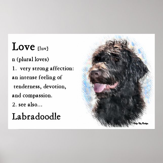 Labradoodle oferece Impressões de arte (Frente)