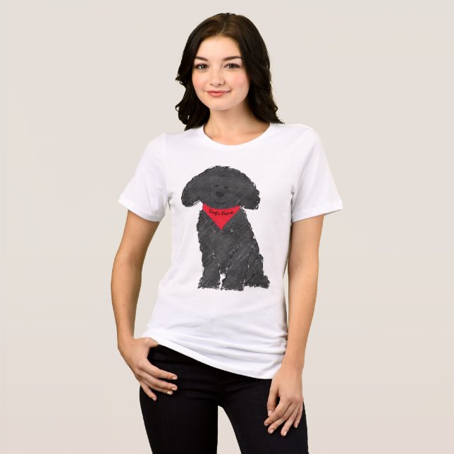 Labradoodle Puppy, um desenho personalizado (Frente Completa)