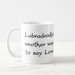 labradoodle way caneca de café