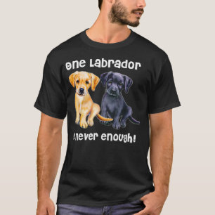 Labrador Pet Dog Camisetas engraçadas Gift ouro p