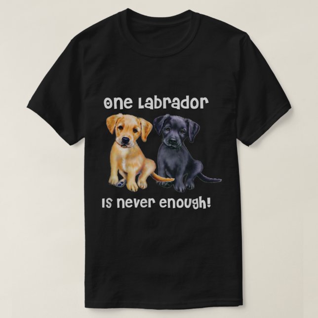 Labrador Pet Dog Camisetas engraçadas Gift ouro pr (Frente do Design)