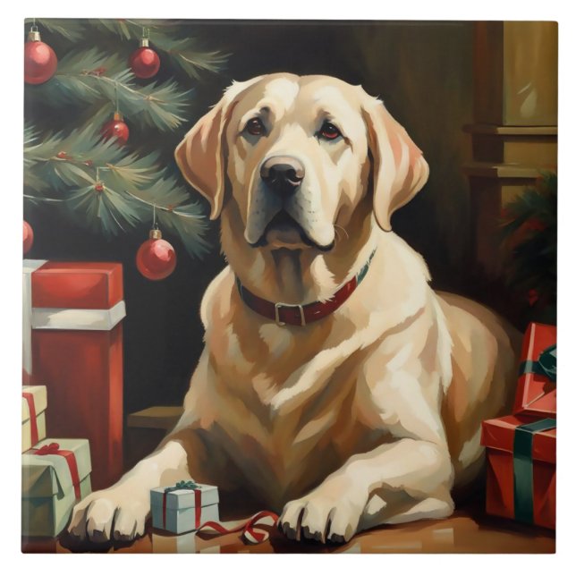 Labrador Retriever Christmas (Frente)