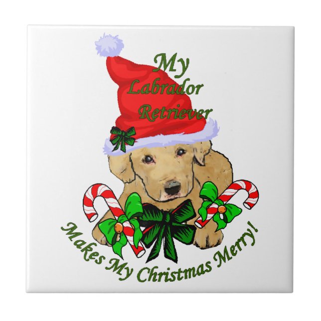 Labrador Retriever Christmas (Frente)