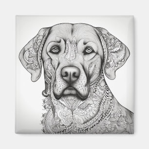 Labrador Retriever Imã de geladeira