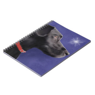 Labrador retriever preto - caderno espiral