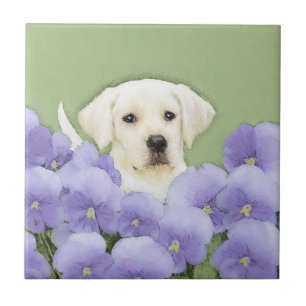 Labrador Retriever Puppy Pintura Original