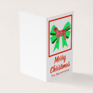 Labrador Retriever Saco de Natal Cachorro e Arco