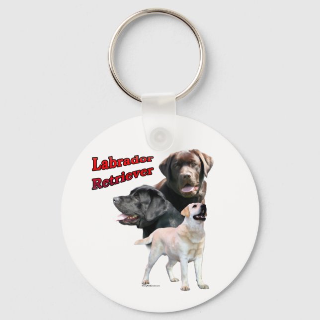 Labrador Retriever Trio 2 - Chaveiro (Frente)