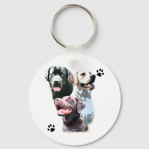 Labrador Retriever Trio - Chaveiro