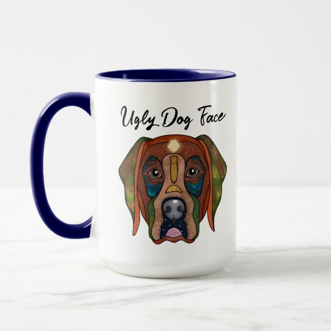 Labrador Retriever uma caneca feia (Esquerda)