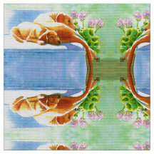 Labradores Amarelos no Tecido de Cachorro do Sofá