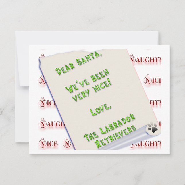 Labradores naught e nice (Frente)