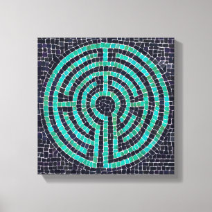 LABYRINTH III Canvas de 12"x12" (0,75" profundidad