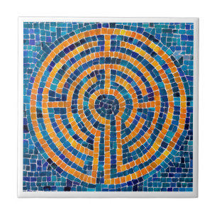 LABYRINTH IV 4.25x4.25 Azulejo cerâmico - Branco