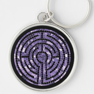 LABYRINTH VI Chaveiro Premium Round