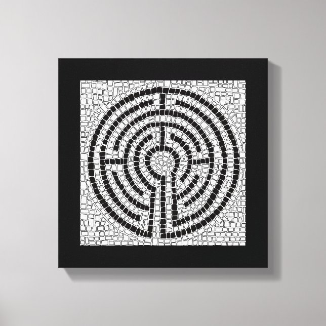 LABYRINTH VII 12x12 Canvas (2,5" Profundidade) (Frente)