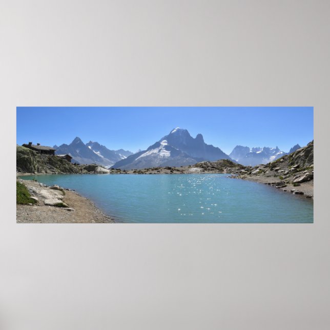 Lac Blanc French Alps Poster (Frente)