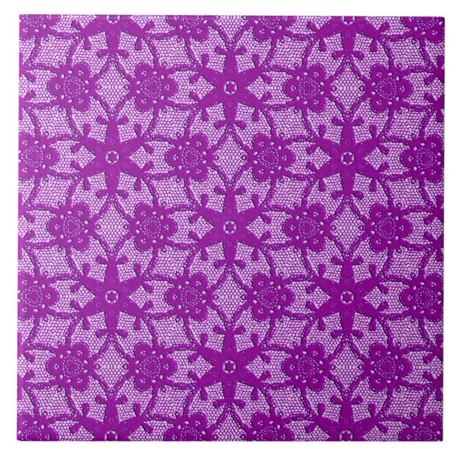 Lace antigo - ametista púrpura (Frente)