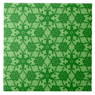 Lace antigo - esmeralda e verde limão