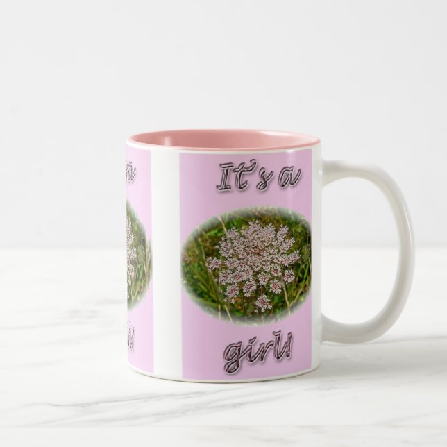 Lace da Rainha Rosa Anne É uma menina nova caneca (Direita)