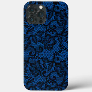Lace De Faux Teal E Preto