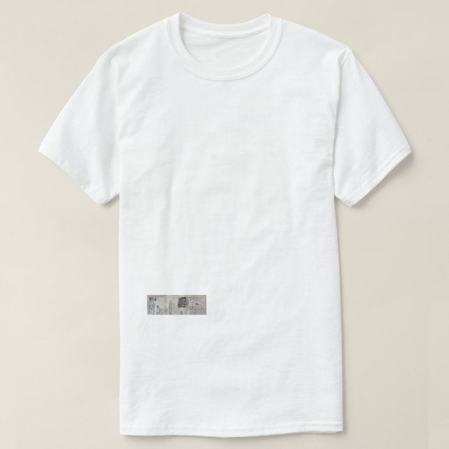 Lace e Graça— Camiseta estampada com bainha (Frente do Design)