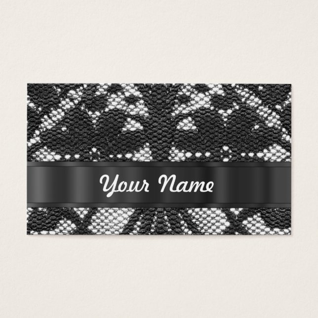 Lace preto personalizado (Frente)