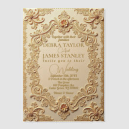 Lace Victoriano Elegante | Vintage Dourado Wedding