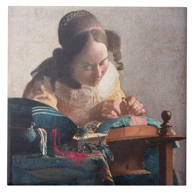 Lacemaker, Johannes Vermeer (Frente)
