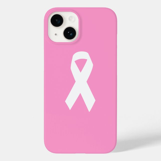 Laço de Conscientização sobre Rosa (Verso)