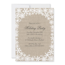 Laço do inverno no convite da festa natalícia de