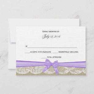 Laço romântico e resposta roxa do arco